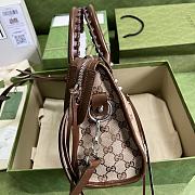 Kitlife Gucci x Balenciaga Motorcycle Bag brown/canvas - 681690 - 30x12x20cm - 4