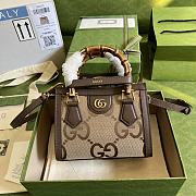 Kitlife Gucci Diana Mini Tote Bag Brown - 655661 - 20x16x10cm - 1