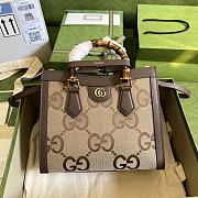 Kitlife Gucci Diana Small Tote Bag Brown - 655658 - 27x24x11cm - 1