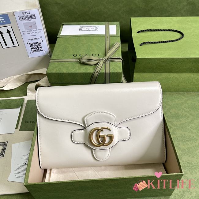 Kitlife Gucci Clutch With Double G White - 648935 - 29x19.5x5cm - 1