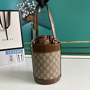 Kitlife Gucci Horsebit 1955 Small Bucket Bag Ebony/Brown - 637115 - 16x14x14cm - 3