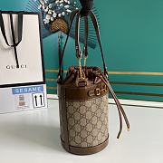 Kitlife Gucci Horsebit 1955 Small Bucket Bag Ebony/Brown - 637115 - 16x14x14cm - 4