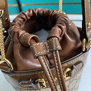 Kitlife Gucci Horsebit 1955 Small Bucket Bag Ebony/Brown - 637115 - 16x14x14cm - 5