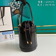 Kitlife Gucci Horsebit 1955 Small Bucket Black - 637115 - 16x14x14cm - 1