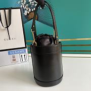 Kitlife Gucci Horsebit 1955 Small Bucket Black - 637115 - 16x14x14cm - 2
