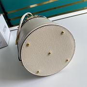 Kitlife Gucci Horsebit 1955 Small Bucket Bag White - 637115 - 16x14x14cm - 4