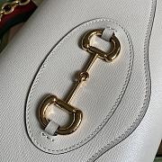 Kitlife Gucci Horsebit 1955 small bag White - 677286 - 26x16x4cm - 5