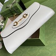 Kitlife Gucci Horsebit 1955 small bag White - 677286 - 26x16x4cm - 2