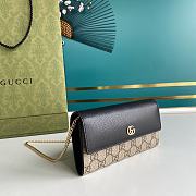 Kitlife Gucci GG Marmont chain wallet black - 546585 - 19x10x3.5 - 6