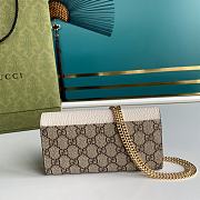 Kitlife Gucci GG Marmont chain wallet white - 546585 - 19x10x3.5 - 6