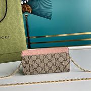 Kitlife Gucci GG Marmont chain wallet pink - 546585 - 19x10x3.5 - 5