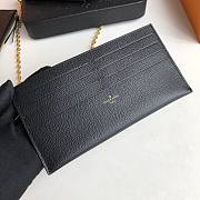 FORUBAGS LOUIS VUITTON FÉLICIE POCHETTE M64064 BLACK - 3