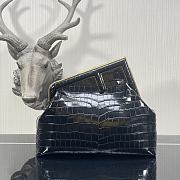 Kitlife Fendi First Medium Black Crocodile - 2216 -  32.5x15x23.5cm - 1