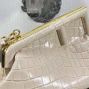 Kitlife Fendi First Small White Crocodile - 2217 -  26×9.5×18cm - 4