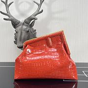 Kitlife Fendi First Medium Red Crocodile - 2216 -  32.5x15x23.5cm - 1