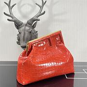 Kitlife Fendi First Medium Red Crocodile - 2216 -  32.5x15x23.5cm - 6