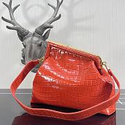 Kitlife Fendi First Medium Red Crocodile - 2216 -  32.5x15x23.5cm - 5