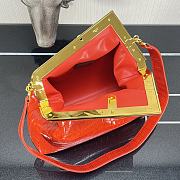 Kitlife Fendi First Medium Red Crocodile - 2216 -  32.5x15x23.5cm - 2