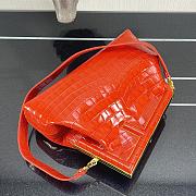 Kitlife Fendi First Medium Red Crocodile - 2216 -  32.5x15x23.5cm - 3