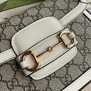 Kitlife Gucci Horsebit 1955 Mini Bag White Ebony - 658574 - 20.5x14x5cm - 4