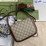 Kitlife Gucci Horsebit 1955 Mini Bag Brown Ebony - 658574 - 20.5x14x5cm - 4