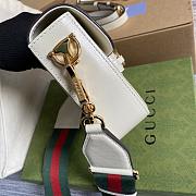 Kitlife Gucci Horsebit 1955 Mini Bag Full White Leather - 658574 - 20.5x14x5cm (With 2 straps) - 5