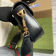  Kitlife Gucci Horsebit 1955 Mini Bag Black Ebony - 658574 - 20.5x14x5cm - 6