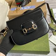  Kitlife Gucci Horsebit 1955 Mini Bag Black Ebony - 658574 - 20.5x14x5cm - 4