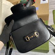  Kitlife Gucci Horsebit 1955 Mini Bag Black Ebony - 658574 - 20.5x14x5cm - 3