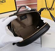 Kitlife Fendi Camera Case Bag Black Leather and Suede - 21x8x13cm - 4