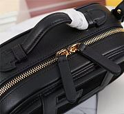 Kitlife Fendi Camera Case Bag Black Leather and Suede - 21x8x13cm - 3