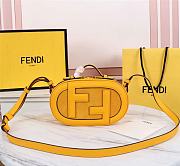 Kitlife Fendi Camera Case Bag Yellow Leather and Suede - 21x8x13cm - 1