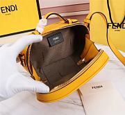 Kitlife Fendi Camera Case Bag Yellow Leather and Suede - 21x8x13cm - 6