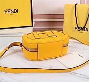 Kitlife Fendi Camera Case Bag Yellow Leather and Suede - 21x8x13cm - 3