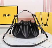 Kitlife Fendi Bucket Bag Black Leather - 24×9.5×14cm - 1