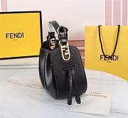 Kitlife Fendi Bucket Bag Black Leather - 24×9.5×14cm - 6