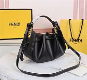 Kitlife Fendi Bucket Bag Black Leather - 24×9.5×14cm - 5