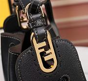 Kitlife Fendi Bucket Bag Black Leather - 24×9.5×14cm - 2