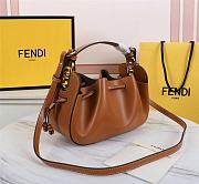 Kitlife Fendi Bucket Bag Brown Leather - 24×9.5×14cm USD  - 4