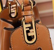 Kitlife Fendi Bucket Bag Brown Leather - 24×9.5×14cm USD  - 2