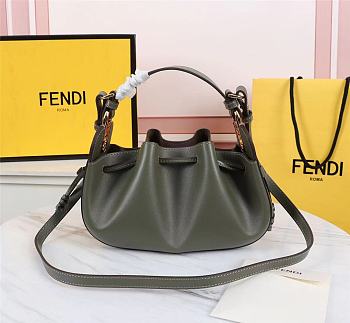 Kitlife Fendi Bucket Bag Dark Green Leather - 24×9.5×14cm USD 365.00 