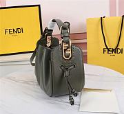 Kitlife Fendi Bucket Bag Dark Green Leather - 24×9.5×14cm USD 365.00  - 4