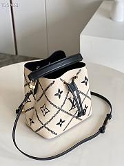 Kitlife Louis Vuitton Neonoe MM Bucket Bag Creme Beige  - M46023 - 20 x 20 x 13 cm - 5