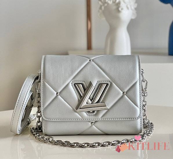 Kitlife Louis Vuitton Twist PM Argent - M59031 - 19 x 15 x 9 cm - 1