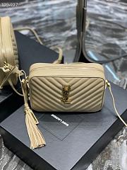 Kitlife YSL Lou Camera Bag In Matte Leather Beige - 520534 - 23x16x6cm - 3