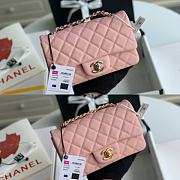 Kitlife Chanel Classic Flap Bag Caviar Pink In Silver/Gold Hardware - 20cm - 1