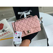 Kitlife Chanel Classic Flap Bag Caviar Pink In Silver/Gold Hardware - 20cm - 4