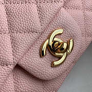 Kitlife Chanel Classic Flap Bag Caviar Pink In Silver/Gold Hardware - 20cm - 6