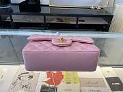 Kitlife Chanel Classic Flap Bag Lambskin Pink In Silver/Gold Hardware - 20cm - 5