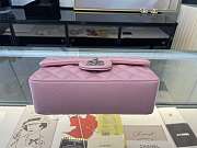 Kitlife Chanel Classic Flap Bag Lambskin Pink In Silver/Gold Hardware - 20cm - 4